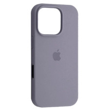 Чехол-силикон оригинал Full Soft Matte iPhone 16 Pro Max (Серый / Lavender Grey)