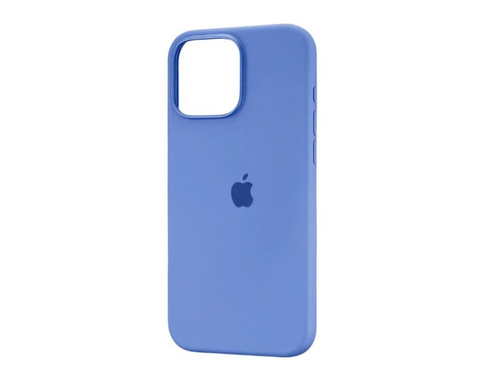 Чехол-силикон оригинал Full Soft Matte iPhone 16 Pro Max (Голубой / Blue)