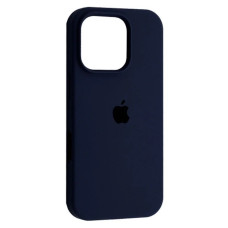 Чехол-силикон оригинал Full Soft Matte with MagSafe iPhone 16 Pro Max (Синий / Dark Blue)