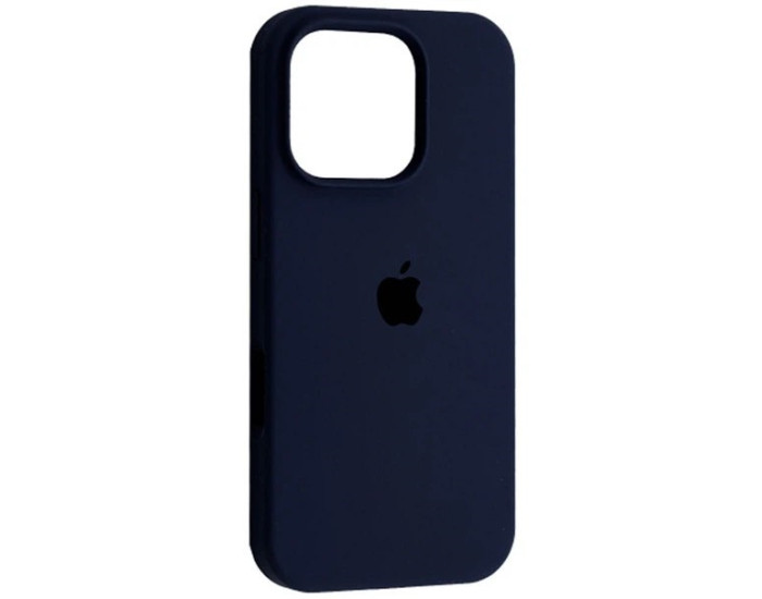 Чехол-силикон оригинал Full Soft Matte with MagSafe iPhone 16 Pro Max (Синий / Dark Blue)
