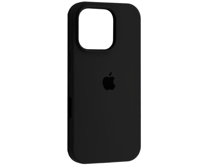 Чехол-силикон оригинал 1:1 Silicone Case with Magsafe iPhone 16 Pro Max, Black