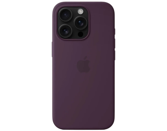 Чехол-силикон оригинал 1:1 Silicone Case with Magsafe iPhone 16 Pro Max, Plum