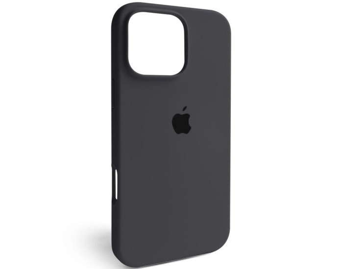 Чехол-силикон оригинал Full Soft Matte iPhone 16 Pro Max (Темно-серый / Dark Grey)