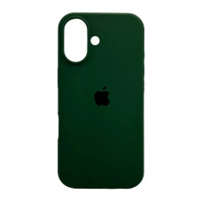 Чехол-силикон оригинал Full Soft Matte iPhone 17, Forrest green