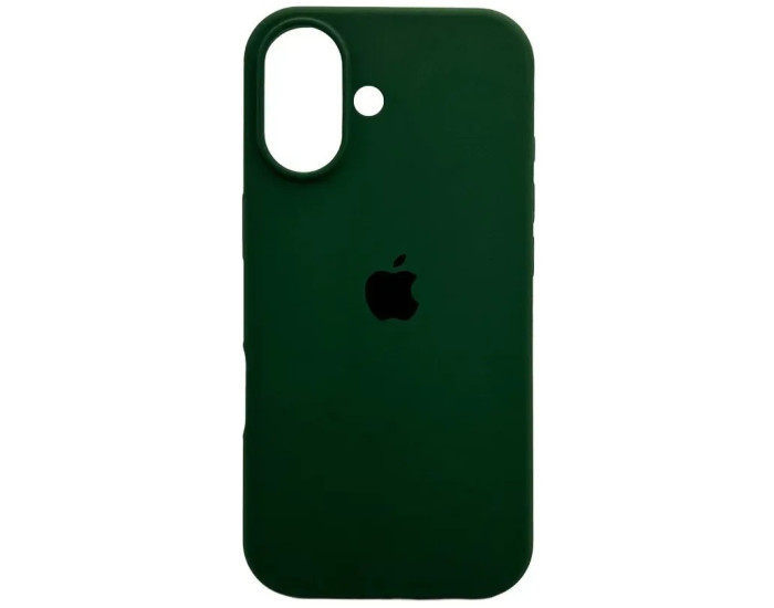Чехол-силикон оригинал Full Soft Matte iPhone 17, Forrest green