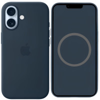 Чохол-силікон оригінал Full Soft Matte with MagSafe and Animation iPhone 17 Midnight