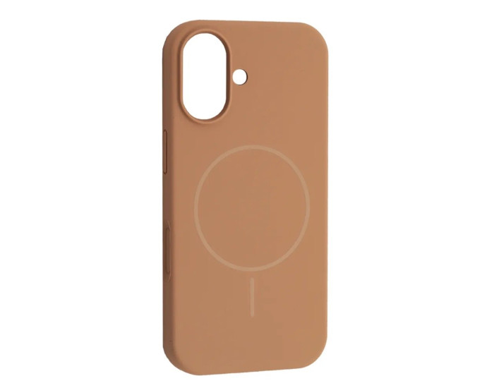 Чехол-силикон оригинал Full Soft Matte with MagSafe iPhone 17, Desert Gold