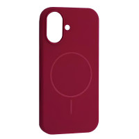Чехол-силикон оригинал Full Soft Matte with MagSafe iPhone 17, Manyue Red
