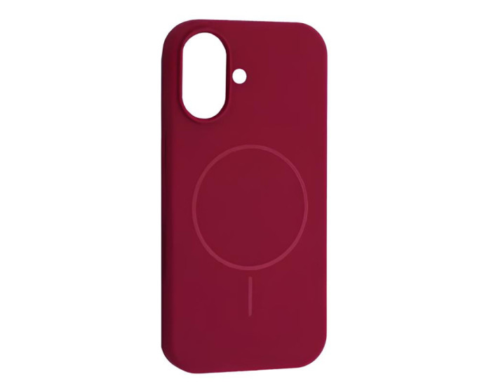 Чехол-силикон оригинал Full Soft Matte with MagSafe iPhone 17, Manyue Red