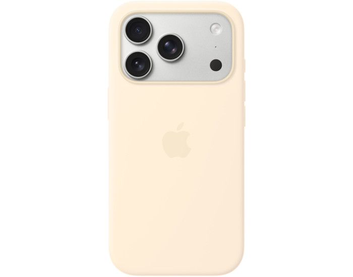 Чохол-силікон оригінал Silicone Case with Magsafe and Animation iPhone 17 Pro, ванільний