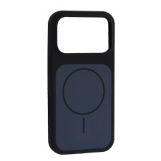 Чехол-силикон оригинал New Case with MagSafe iPhone 17 Pro, Midnight blue