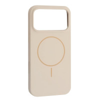 Чехол-силикон оригинал Silicone Case with MagSafe iPhone 17 Pro, Antique white