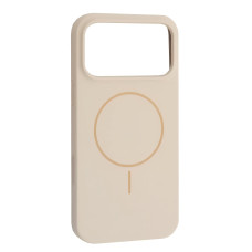 Чехол-силикон оригинал Silicone Case with MagSafe iPhone 17 Pro, Antique white