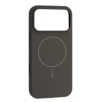 Чехол-силикон оригинал Silicone Case with MagSafe iPhone 17 Pro, Charcoal grey black