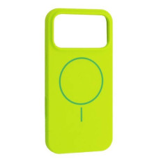 Чехол-силикон оригинал Silicone Case with MagSafe iPhone 17 Pro, Emerald green