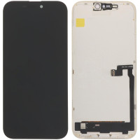 Дисплей с сенсорным экраном (модуль) iPhone 16 Pro Max, черный, OLED OEM Soft DD, 120Hz