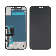 Дисплей з сенсорним екраном (модуль) iPhone 11, чорний, оригінал, FOG