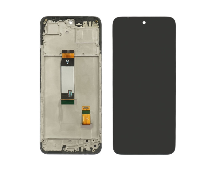 Дисплей с сенсорным экраном (модуль) Xiaomi Redmi 13, черный с рамкой, оригинал, сервисная упаковка (CSOT) GXQC