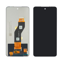 Дисплей с сенсорным экраном (модуль) Infinix Hot 40i /Tecno Pop 8 /Tecno Spark Go 2024 BG6 /Spark 20 KJ5n /Spark 20C BG7n, черный, оригинал, сервисная упаковка GXQC