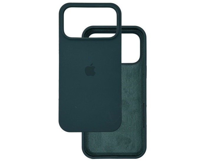 Чехол-силикон оригинал Case Full Protective iPhone 17 Pro Max, Forest green