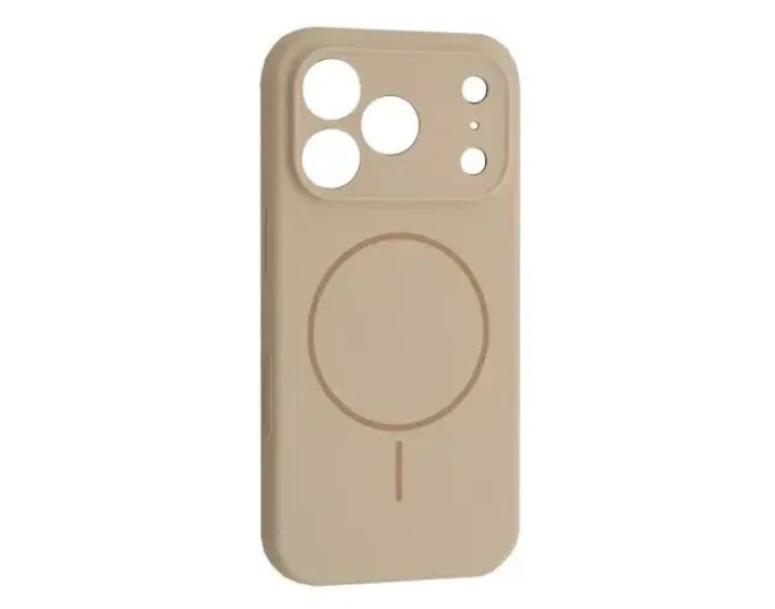 Чохол-силікон оригінал Full Camera Fine Ring MagSafe iPhone 17 Pro, Antique white