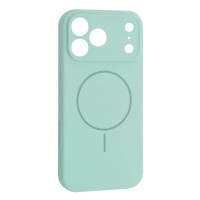 Чехол-силикон Full Camera Fine Ring MagSafe iPhone 17 Pro, Light cyan
