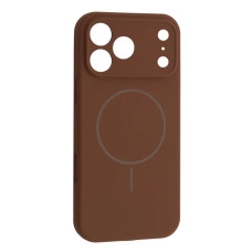 Чохол-силікон оригінал Full Camera Fine Ring MagSafe iPhone 17 Pro, New brown