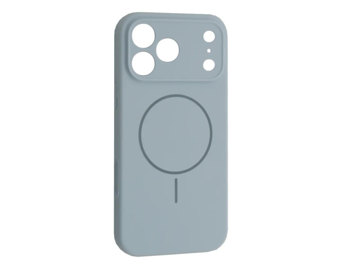 Чохол-силікон оригінал Full Camera Fine Ring MagSafe iPhone 17 Pro, New sky blue