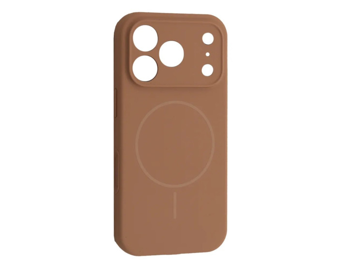 Чехол-силикон оригинал Full Camera Fine Ring MagSafe iPhone 17 Pro Max, Desert gold