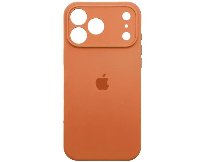 Чехол-силикон оригинал Case Full Camera iPhone 17 Pro Max, Kumquat