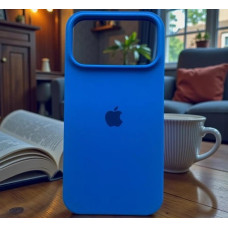Чехол-силикон оригинал Case Full Protective iPhone 17 Pro Max, Capri blue