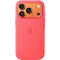 Чехол-силикон оригинал Full Soft Matte with MagSafe and Animation iPhone 17 Pro Max, яркая гуава