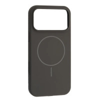 Чохол-силікон оригінал Full Soft Matte with MagSafe iPhone 17 Pro Max, Charcoal grey black