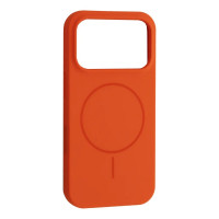 Чехол-силикон оригинал Full Soft Matte with MagSafe iPhone 17 Pro Max, Orange