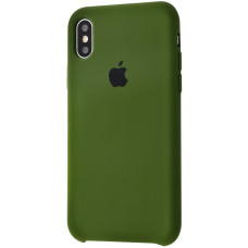 Чехол-силикон оригинал Soft Matte iPhone XS Max, Virid