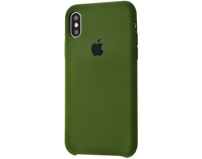 Чехол-силикон оригинал Soft Matte iPhone XS Max, Virid
