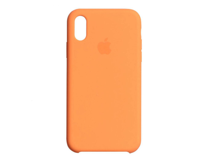 Чехол-силикон оригинал Soft Matte iPhone XS Max, Papaya
