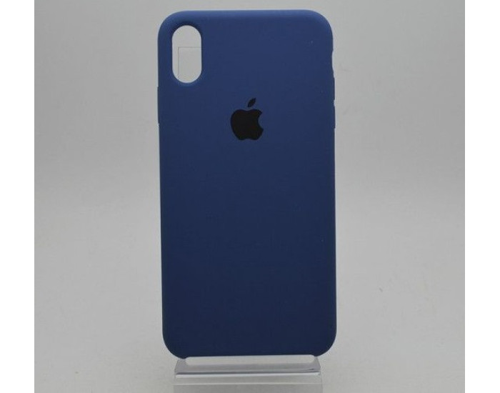 Чехол-силикон оригинал Soft Matte iPhone XS Max, Ocean blue
