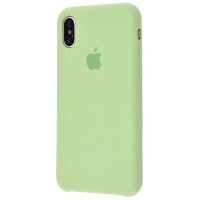 Чехол-силикон оригинал Soft Matte iPhone XS Max, Mint