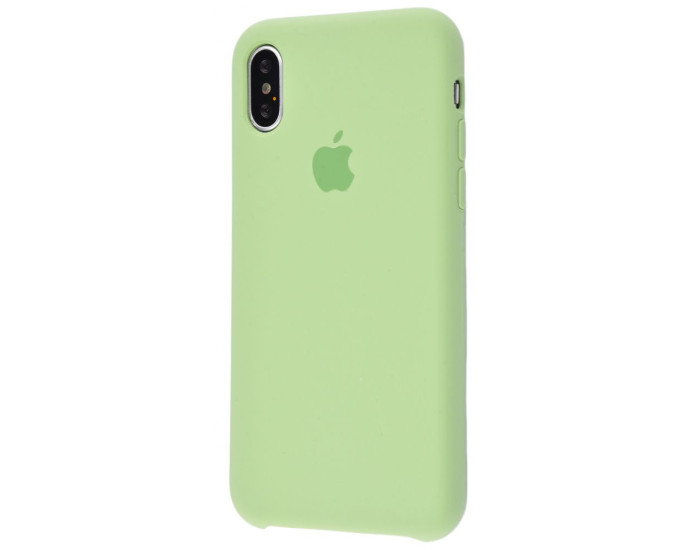 Чехол-силикон оригинал Soft Matte iPhone XS Max, Mint