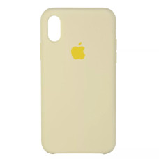 Чехол-силикон оригинал Soft Matte iPhone XS Max, Mellow yellow