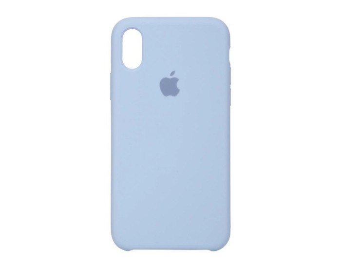 Чехол-силикон оригинал Soft Matte iPhone XS Max, Lilac cream
