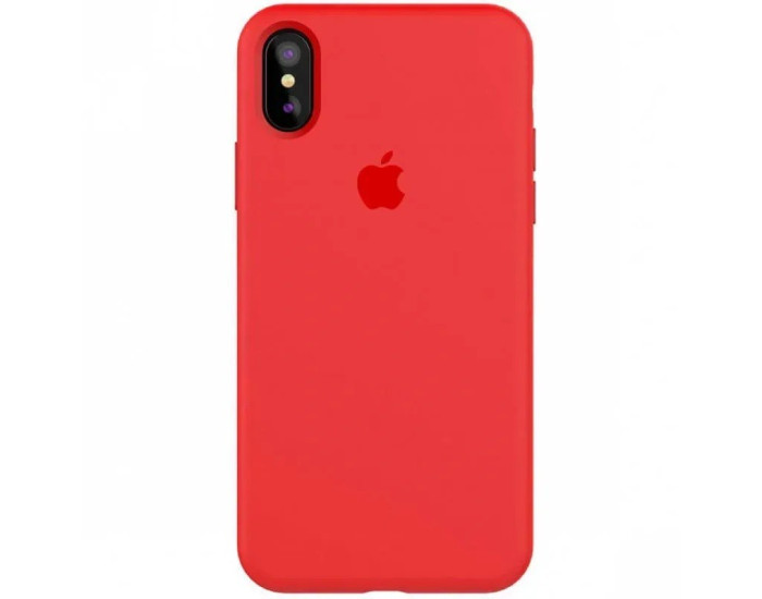 Чехол-силикон оригинал Full Cover Soft Matte iPhone XS Max, Red