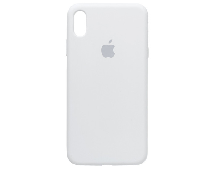 Чехол-силикон оригинал Full Cover Soft Matte iPhone XS Max, White