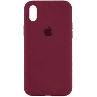 Чехол-силикон оригинал Full Cover Soft Matte iPhone XS Max, Plum