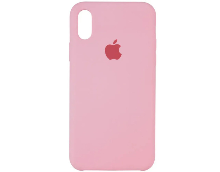 Чехол-силикон оригинал Full Cover Soft Matte iPhone XS Max, Pink