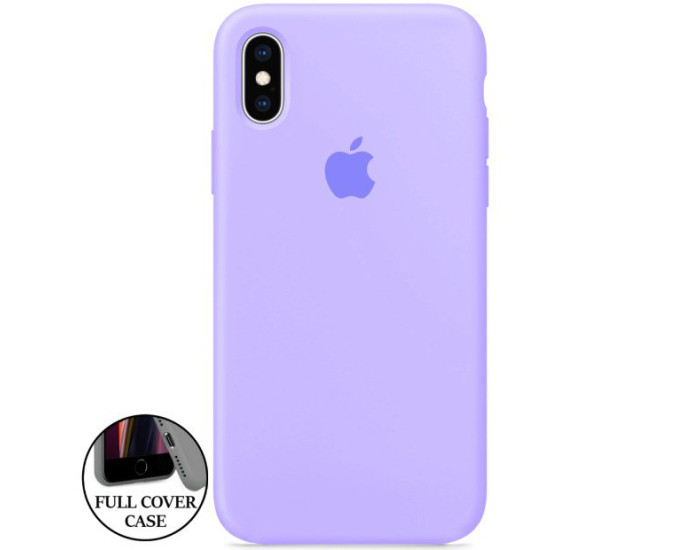 Чехол-силикон оригинал Full Cover Soft Matte iPhone XS Max, Glycine