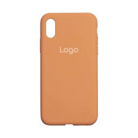 Чохол-силікон оригінал Full Cover Soft Matte iPhone XS Max, Caramel
