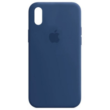 Чехол-силикон оригинал Full Cover Soft Matte iPhone XS Max, Blue cobalt