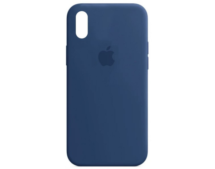 Чехол-силикон оригинал Full Cover Soft Matte iPhone XS Max, Blue cobalt
